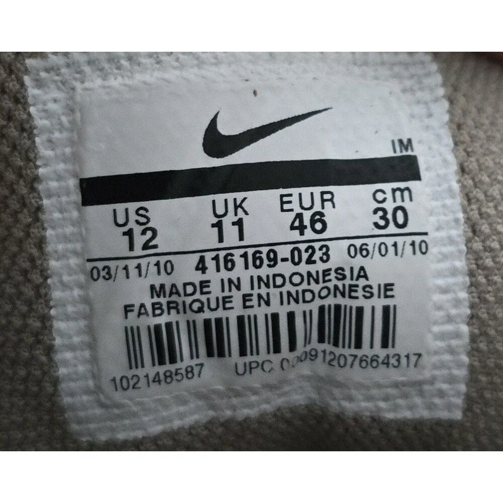 Nike Sweet Classic High Sneakers Mens Size 12 Gray Athletic Shoes 416169-023